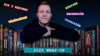 📖 2025 Wrap-up | Olvasott könyvek, oldalszámok, vásárlások, recenziók, top kedvencek és egyéb témák⭐