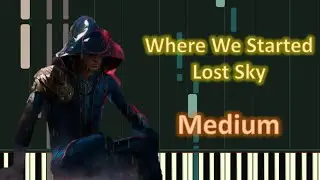 Lost Sky - Where We Started (feat. Jex) | Medium Piano tutorial | Cover by Moussetime