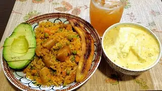 ♨️ALMUERZO 🇪🇨Completo ‼️SOPA DE QUESO sin fideo, ARROZ CON CHANCHO 🐷JUGO DE MELÓN🍈