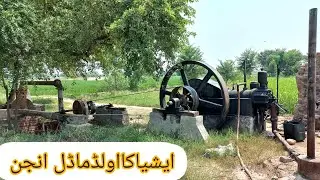 Amazing Startup Old Black Engine | Beautifull Starting Old Engine