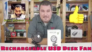 Kevin Reviews Stuff | Review of the COMLIFE Rechargeable Battery Operated Clip on USB Desk Fan