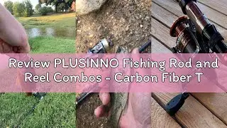 Review PLUSINNO Fishing Rod and Reel Combos - Carbon Fiber Telescopic Fishing Pole - Spinning Reel 1