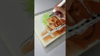 How to Draw Zoro Step by Step | REAL TIME