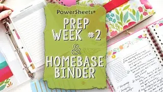PowerSheets Binder with FREE Printables and Week #2 of Prep Pages