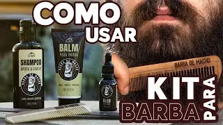 KIT PARA BARBA COMO USAR? - BARBA DE MACHO