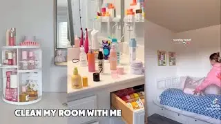 Preppy clean my room with me compilation