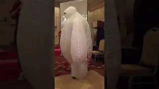 Scott Adsit Tries on Baymax