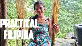 Как сделать Native Broom 🧹 Филиппинка Энджи практична ☺️ #native #filipinalife #philippines