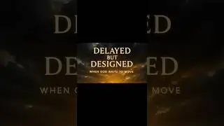 Delayed but Designed: When God Waits to Move | Powerful Christian Motivation #spiritualgrowth