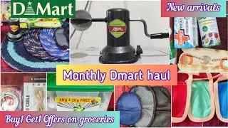 Dmart latest tour, monthly haul, buy1 get1 & best offers on groceries, new arrivals, spl discounts