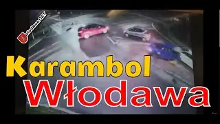 █▬█ █ ▀█▀ - #Włodawa.net - Karambol we Włodawie. Znak stop nie dla 22-latka z Ryk. Wszyscy trzeźwi