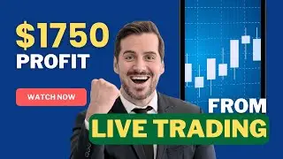 Forex Live Trading: $1750+ Profit in Real-Time! 💹🔥| TradexShubham