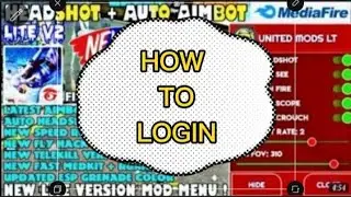 Free Fire New hack united mods menu how to login into Facebook