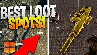 TOP 4 BEST LOOT SPOTS (+ Where To Find GOLD GUNS in BLACKOUT) - Black Ops 4: Blackout Loot Spots
