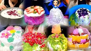 ICE CAKE EATING ASMR COLLECTION RONDOM ICE EATERS EATING ASMR 