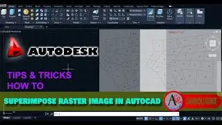 How To Superimpose Raster Image In Autocad#Autocad #Drawing #Raster #Superimpose #Image #Amittechcad