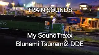 REALISTIC MODEL TRAIN SOUNDS - SoundTraxx Blunami Tsunami2 Dynamic Digital Exhaust - DDE