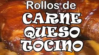 Rollos de Carne Quedo Tocino