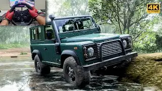 Land Rover Defender 90 - Forza Horizon 5 | Logitech G923 Steering Wheel [4K]