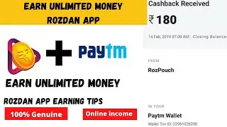 [Hindi] online income | earn money online | work from home | Rozdan App