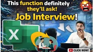 👉📄Resume ல Excel தெரியும்னு போட்டு இருக்கீங்களா?😮 அப்ப இந்த 💁Function அ கண்டிப்பா தெரிஞ்சுக்கோங்க 🙆