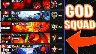 5 LEVEL 1000s on ONE TEAM... 😱 WHAT HAPPENS???