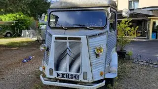 Citro&euml;n H Wellblech Oldtimer, da ist ja noch jemand drin!