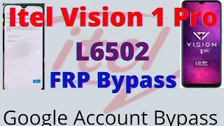 Itel vision 1 pro FRP bypass | Itel L6502 google account unlock without pc android 10q latest trick.