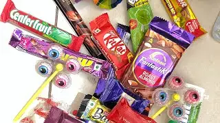 Rainbow candy video #candy #lollipop #chocolate #jelly #sweet #candies #cadbury #bhoot #abcd #abc