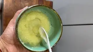 Pear Puree for Babies | Constipation Relief Fiber Rich Food for 6 to 9 Month Baby