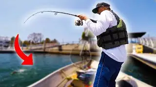 Catching my FIRST FISH on the Boat After Using FLEX SEAL to Fix Leaks!