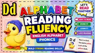 Alphabet Reading Fluency | English Alphabet | Phonics