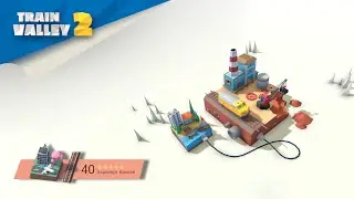Train Valley 2 - Level 40: Kensai Airport (5 Stars) | Уровень 40 - Аэропорт Кансай