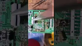 cleaning the board from smd electronic components