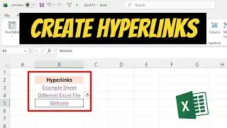 Как создать гиперссылки в Excel