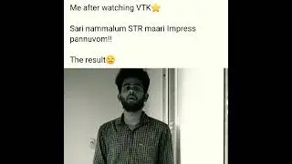 VTK❤️ Movie scene whatsapp status in Tamil|VenthuThaninthathuKaadu|Commercial network|#shorts