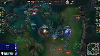 TSM vs FNC Worlds 2020 Graves Selfmade Epic Dragon Steal that stunned Biofrost and Bjergsen.