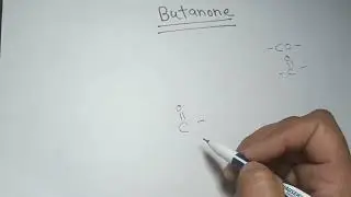 Draw the structure for Butanone || Butanone # Chemistry #