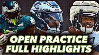 Day 7 Eagles Camp Open Practice Highlights: Nolan Smith vs Lane Johnson: Myles Jack Joins practice