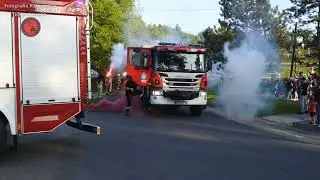 Przejazd korowodu podczas powitania 