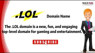 Cheap .LOL Domain Name: A new, fun, and engaging top-level domain for gaming and entertainment.