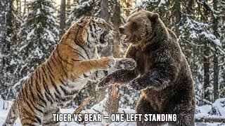 Tiger vs Bear. Who wins