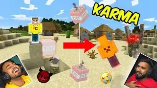 Instant Karma Moments in Minecraft ⭕ Techno Gamerz,Live Insaan,BBS,GamerFleet, Ishan