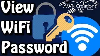 How to Check WIFI Password without any software [with PROOF] | AWKC Tech | AWKC Programming
