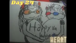 Day 14 Speedraw - hearts (Valentine special) Homestuck solfef