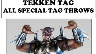 Tekken Tag 1 ( Arcade ) - All Special Tag Team Throws Exhibition