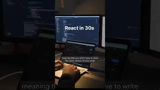 React in 30s #reactjs #webdevelopment