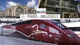 Paris to Brussels in second Class 4K | Trip Guide |  en deuxi&egrave;me classe