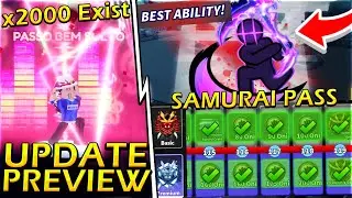 NEW Samurai Pass + Limited Merch Weapons!! ⚔️ - Blade Ball Update Showcase