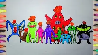 POPPY PLAYTIME CHAPTER 3 Coloring Pages / How To COLOR All BOSSES and MONSTERS from All Chapters